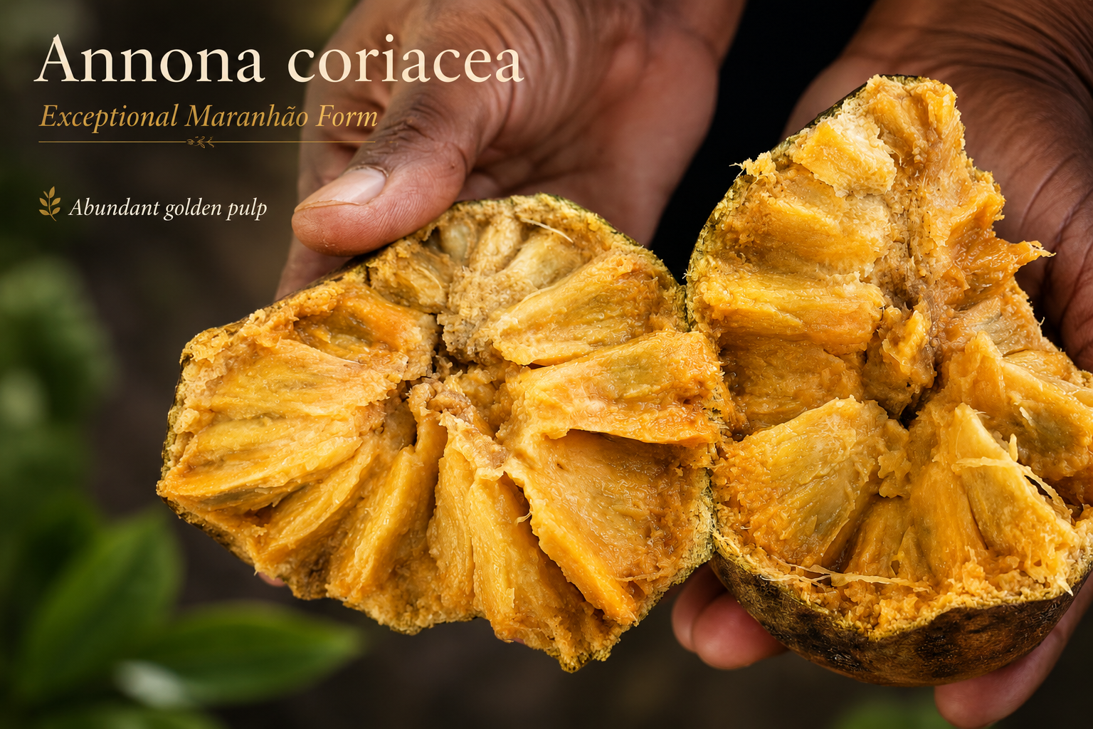 Annona coriacea — Exceptional Maranhão Form, Abundant Golden Pulp (September Pre-Sale)