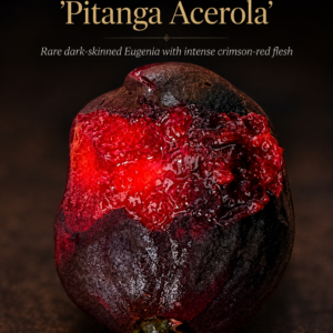 Eugenia sp. “Pitanga-Acerola” : Dark Fruit with Vivid Red Flesh (September Pre-Sale)