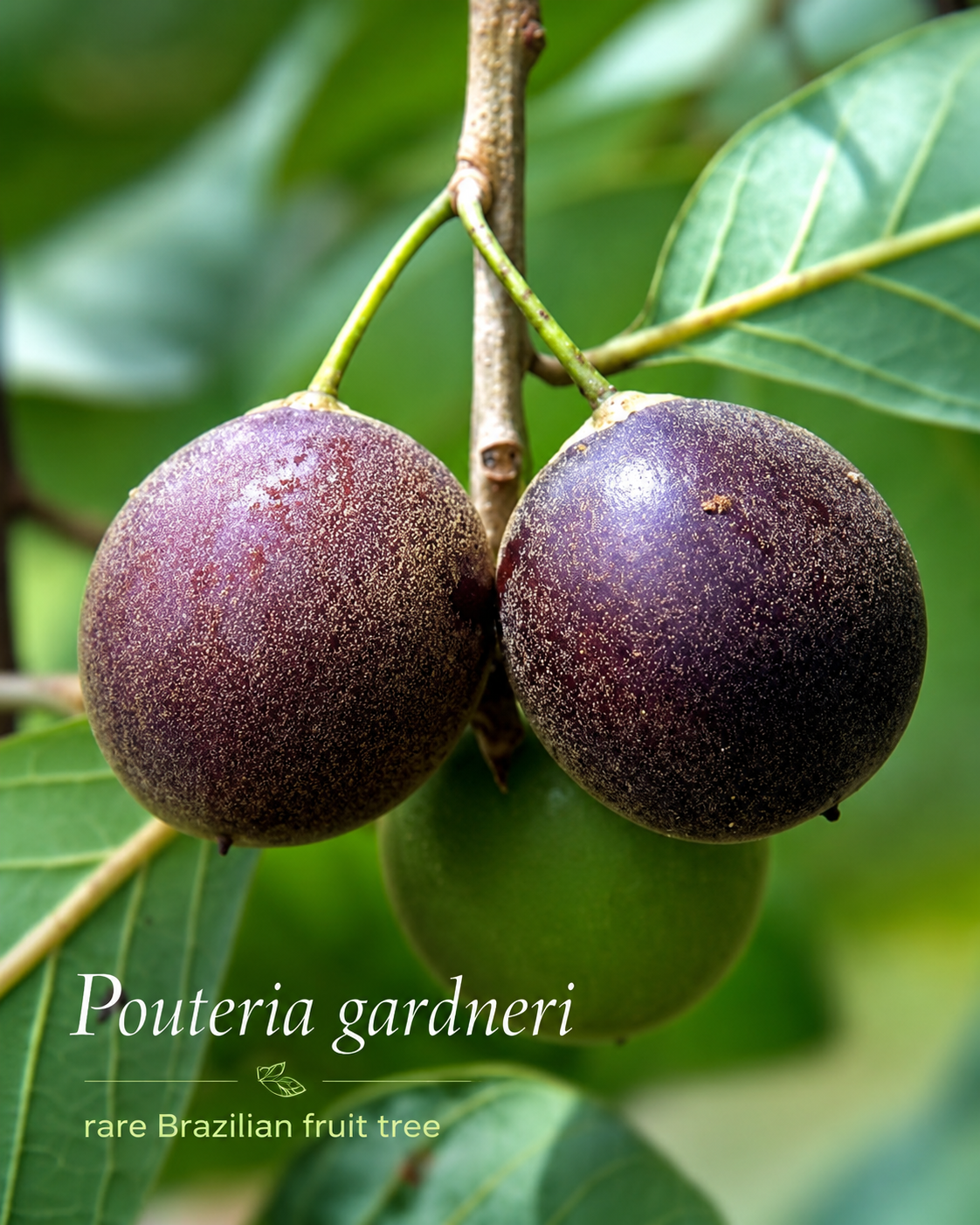 Pouteria gardneri (Sapotinha) — Rare Sweet Purple Brazilian Fruit (September Pre-Sale)