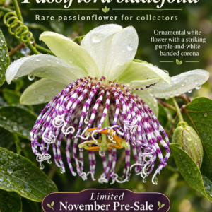 Passiflora sidifolia — Rare Southeastern Brazilian Passionflower (November Pre-Sale) 10 Seeds Pack